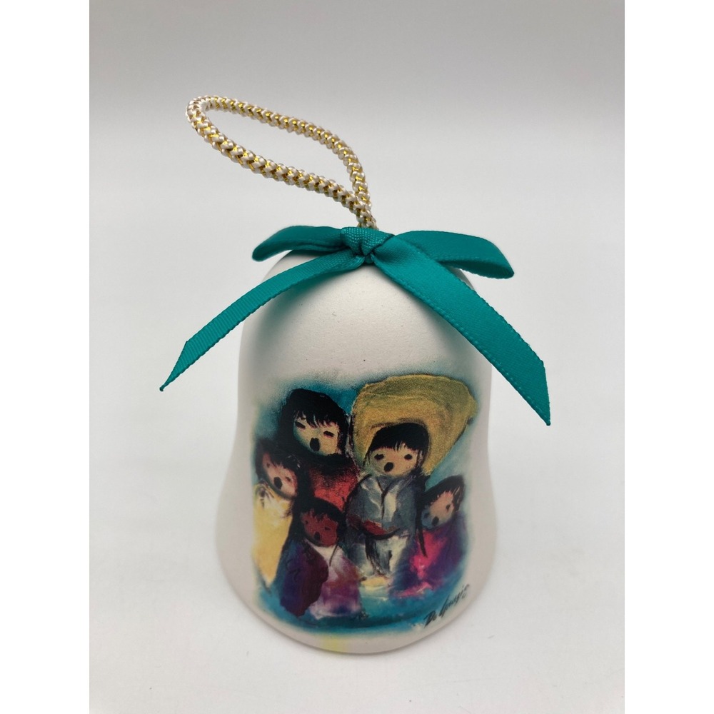 Vintage Ted DeGrazia 2006 Annual Christmas Bell Ornament Limited Edition